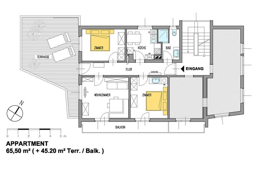 Appartement Dorfplatz Schruns Camera foto